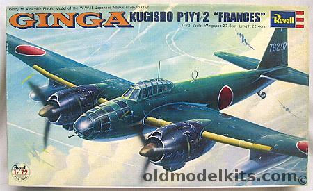 Revell 1/72 Kugisho P1Y1/2 Ginga Frances, H103 plastic model kit